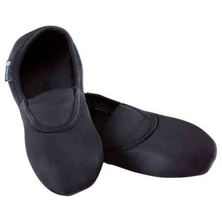 Girls' and Boys' Mesh Gymnastics Shoes - Black