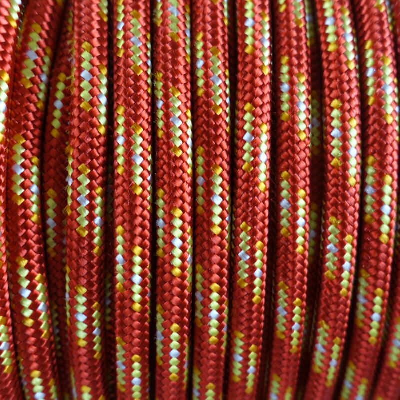 CORDA FINA DE ESCALADA 7MM VERMELHO (Preço por metro)