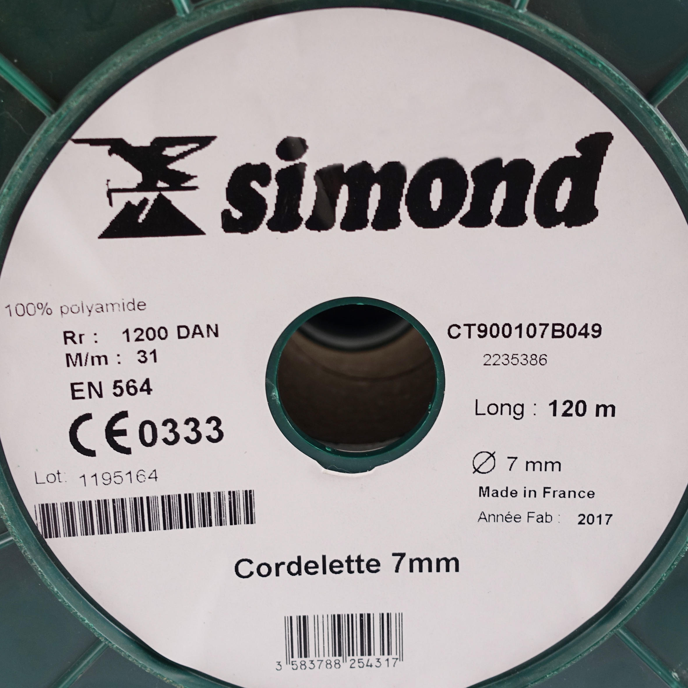 POMOĆNO UŽE ZA PENJANJE 7 MM NA METRE