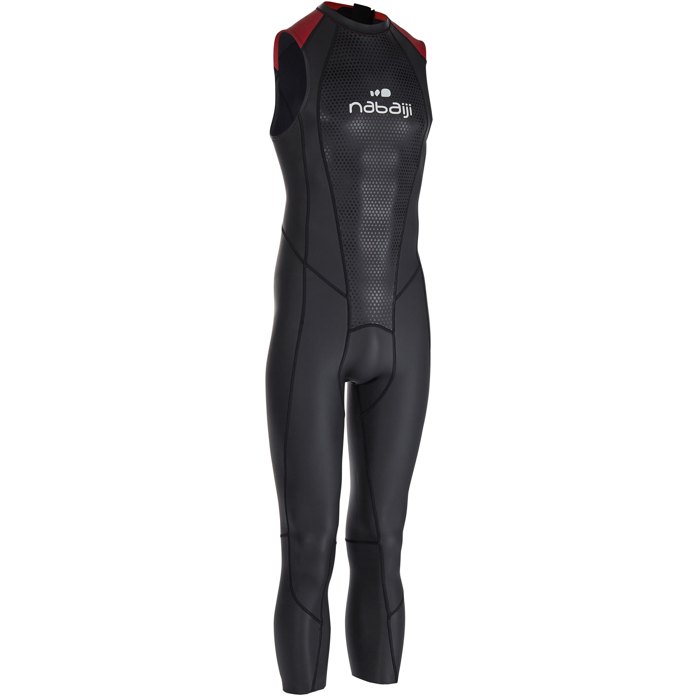 Fato de natação neopreno sem mangas ows 500 2/2 mm homem águas abertas
