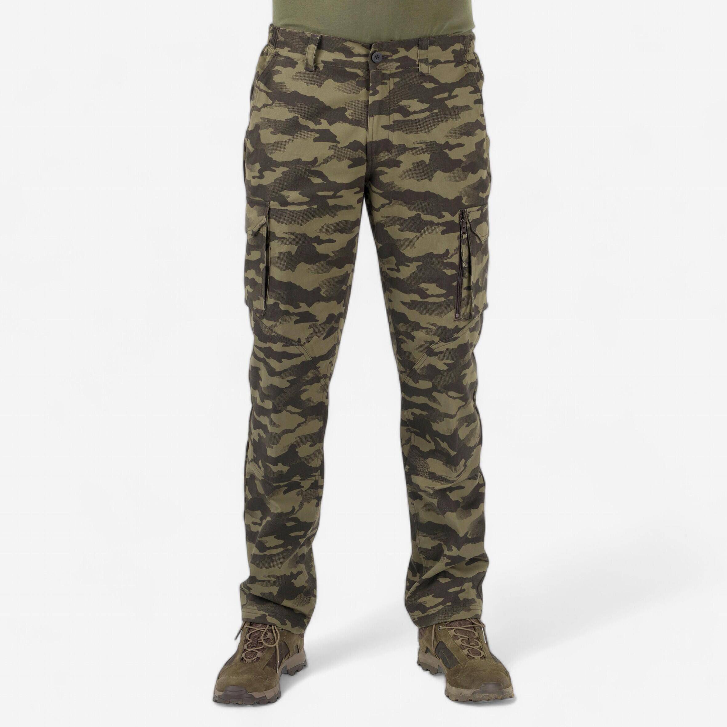 Men Cargo Trousers Pants Army Military Camo Print SG-520 - Camo