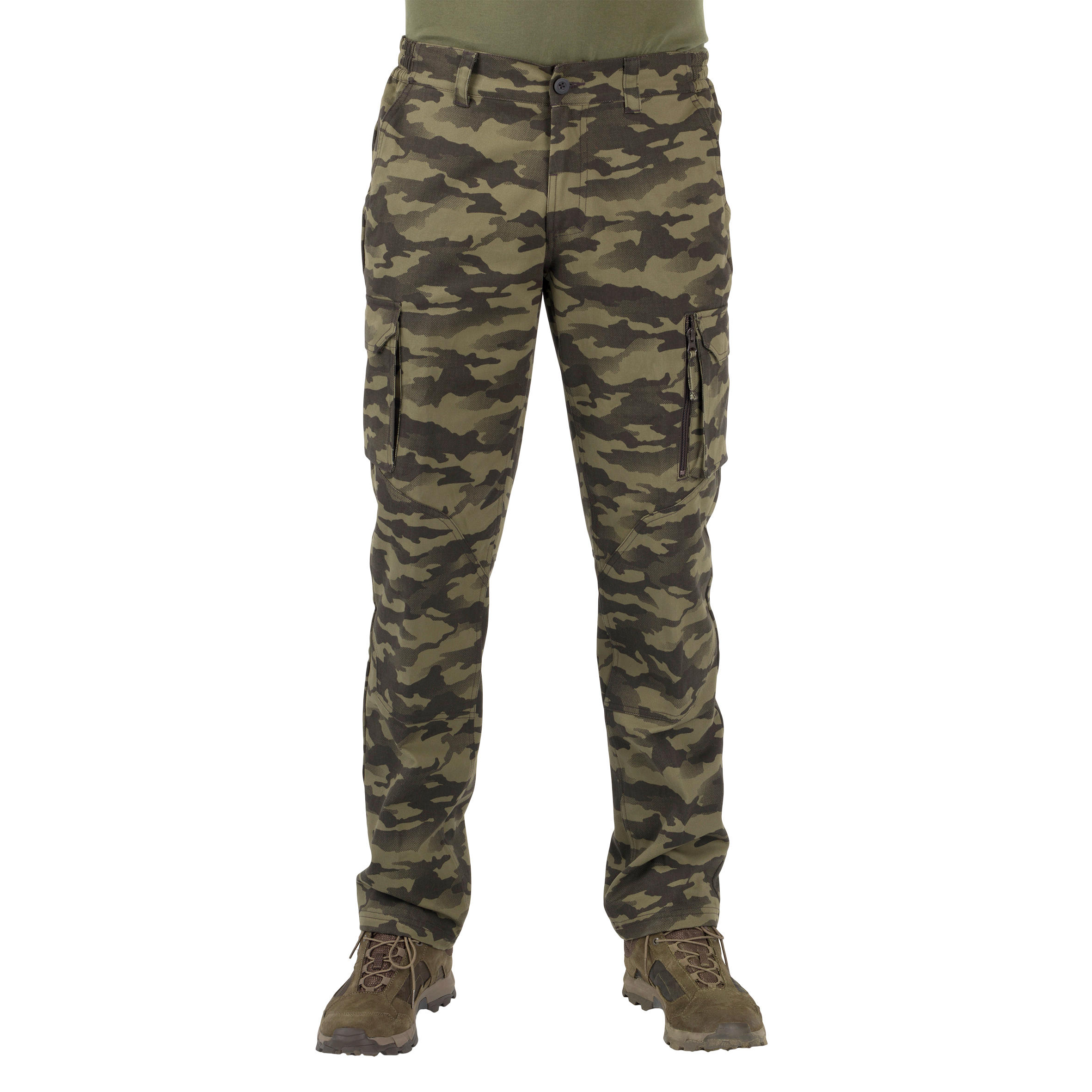 Buy PAUL STREET Men Camouflage Printed Smart Slim Fit Cotton Cargos Trousers  - Trousers for Men 24907032 | Myntra