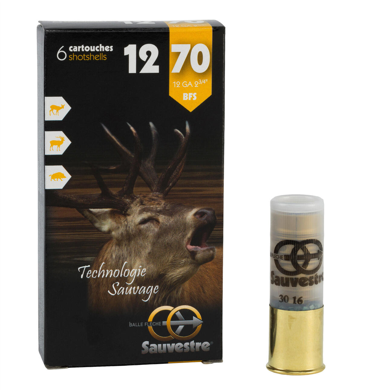 Balle Calibre 12 La Plus Puissante Balle flèche Sauvestre calibre 12/70 Sauvestre | Decathlon