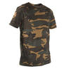 WILD DISCOVERY Short-Sleeve T-Shirt 100- Camouflage Woodland Green