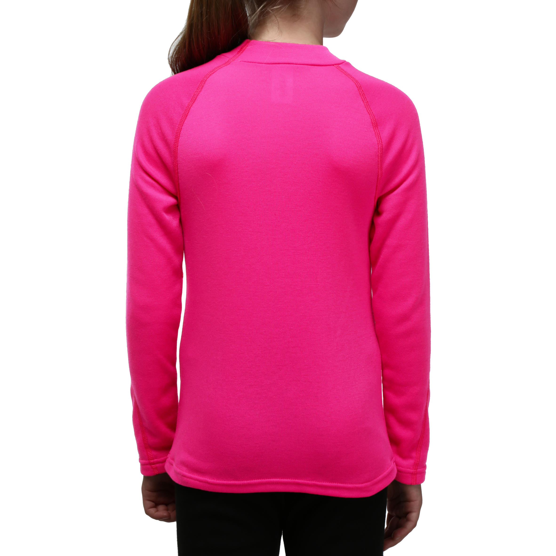 Simple Warm Children's Ski Base Layer - Pink 3/7