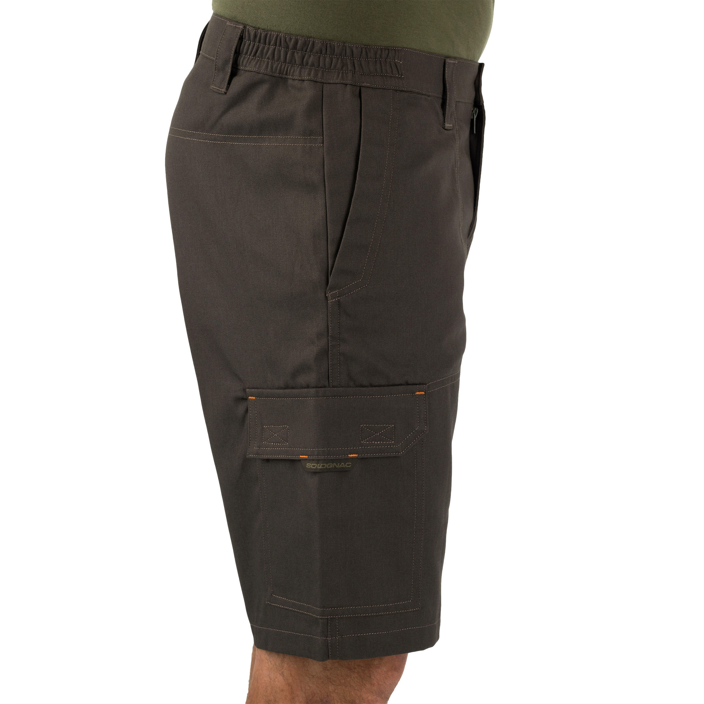 100 Bermuda shorts green - SOLOGNAC