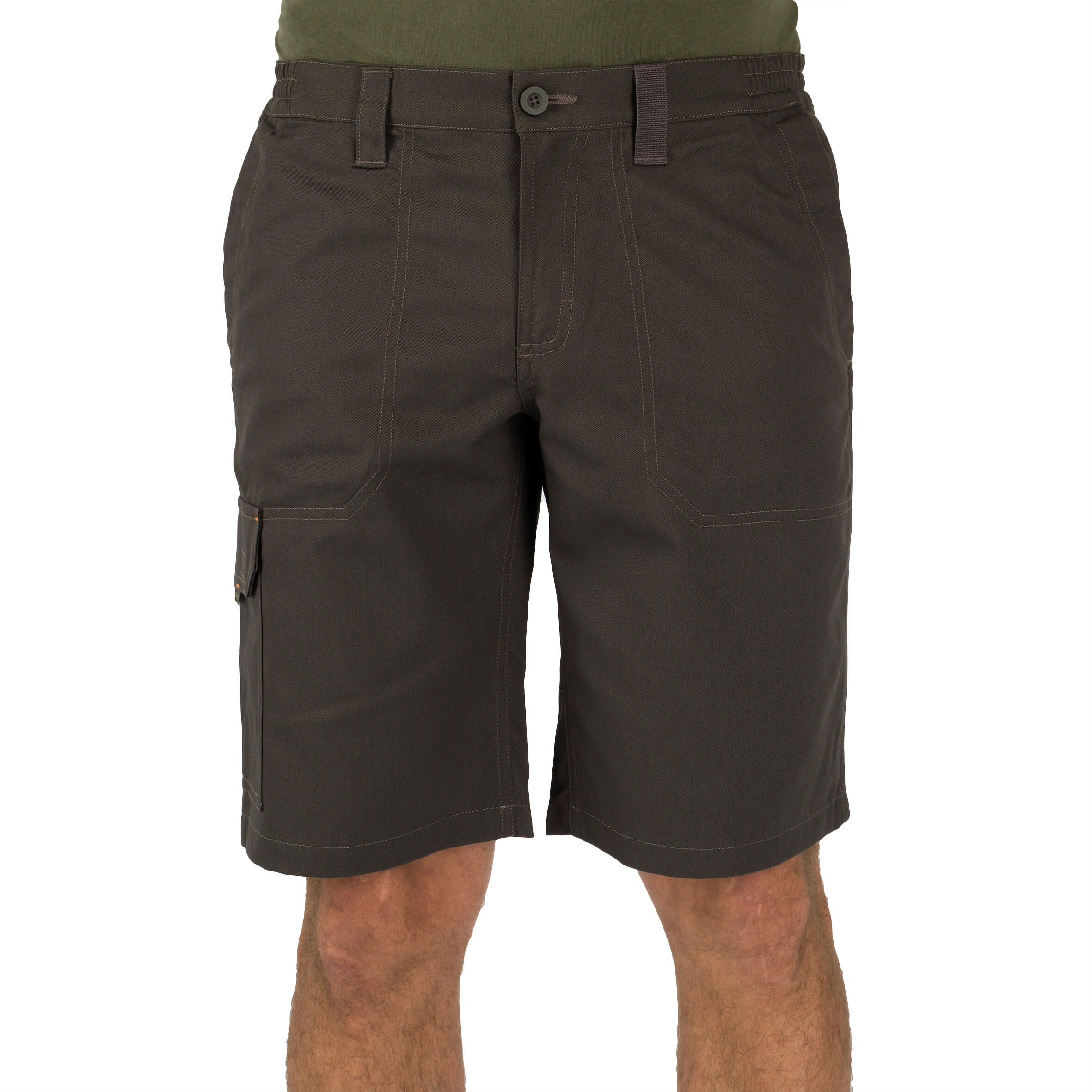 100 Bermuda shorts green - SOLOGNAC
