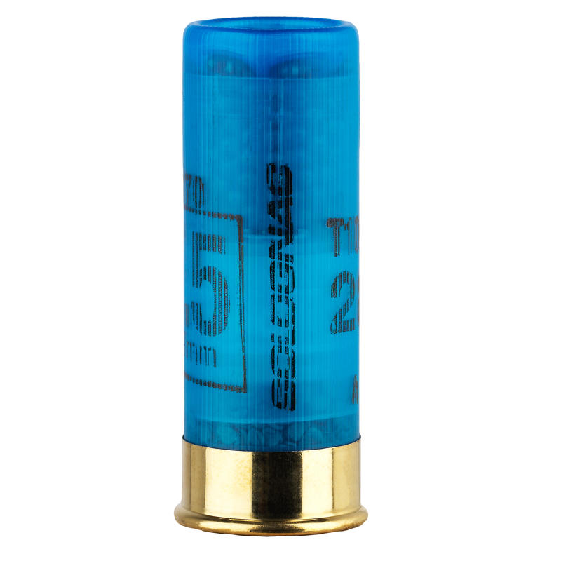 Clay Pigeon Shooting Cartridge T100 28g 12 Gauge 70mm 7.5 Shot x250