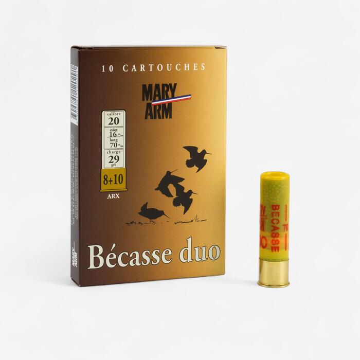 Calibre 20 CARTOUCHE BECASSE DUO 29g CALIBRE 20/70 PLOMB N ...