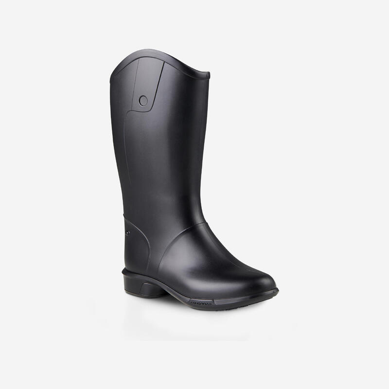 Botas Equitación 100 Bebé Negras