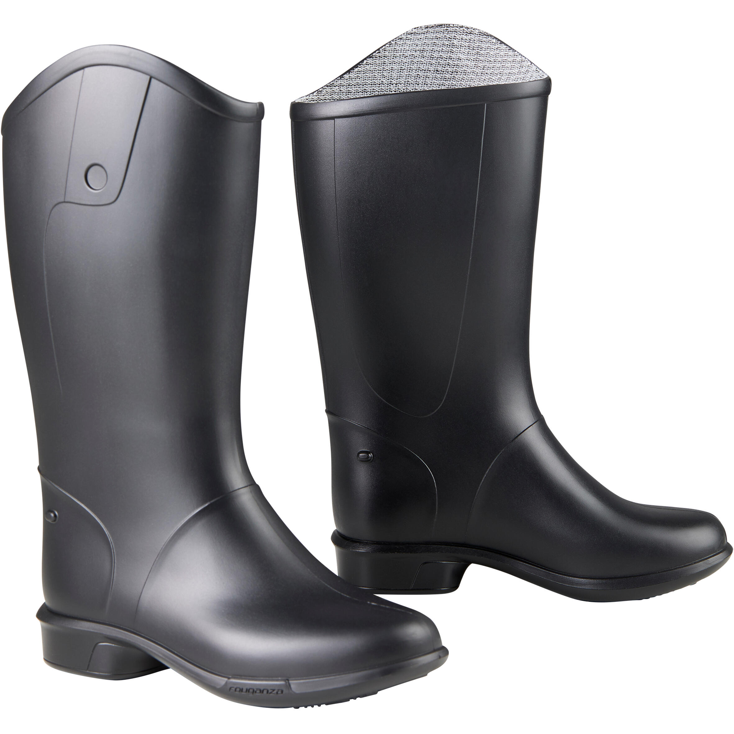 Bottes équitation bébé 100 noir - FOUGANZA