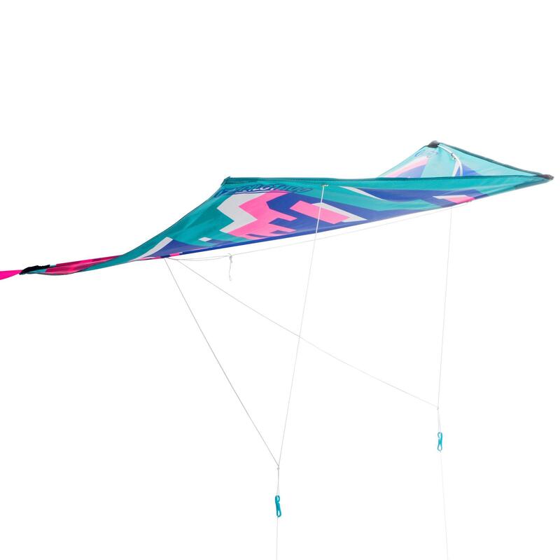 Létající drak Izypilot 100 dvoušňůrový i jednošňůrový růžový