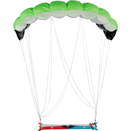 AILE DE TRACTION 0.6m2 + barre verte fluo