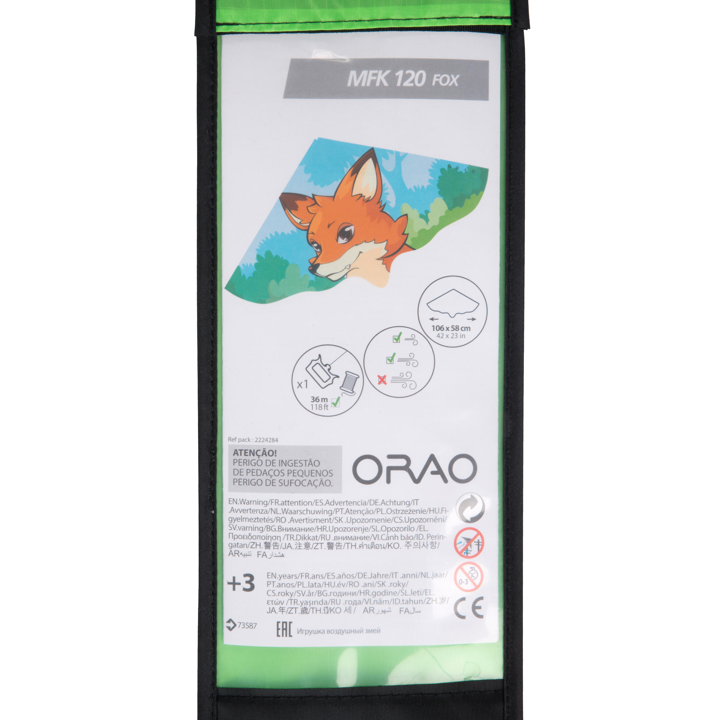 MFK 120 Static Kite - Fox 16/23