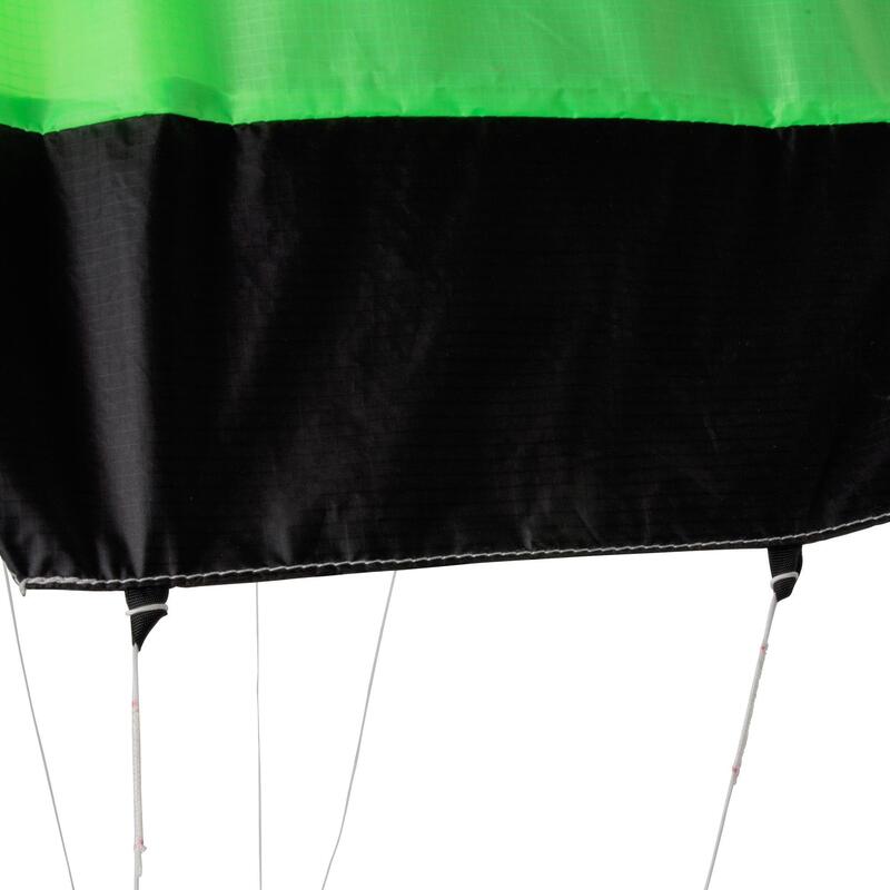 Powerkite 1,9 m² + bar fluogroen