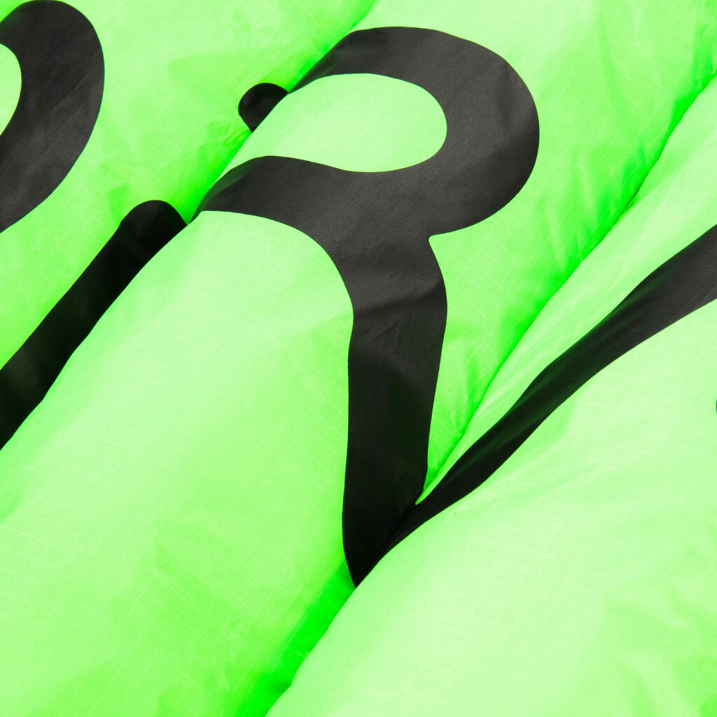 TRACTION KITE 0.6 m2 + Bar - Neon Green