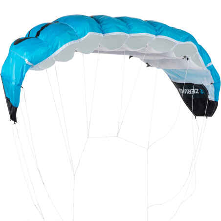 Kiteschirm 1,2 m² mit Lenkstange blau