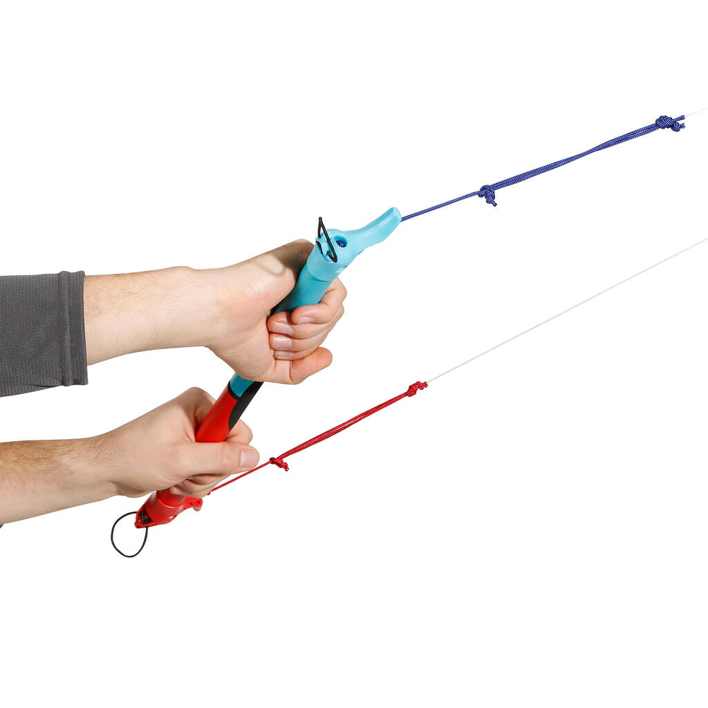TRACTION KITE 0.6 m2 + Bar - Neon Green