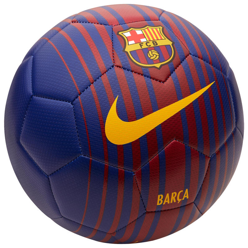 Futball-labda, 5-ös méret, FC Barcelona, kék, piros 