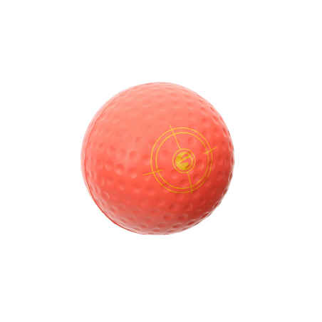 Kids' golf foam ball x1 - INESIS coral pink
