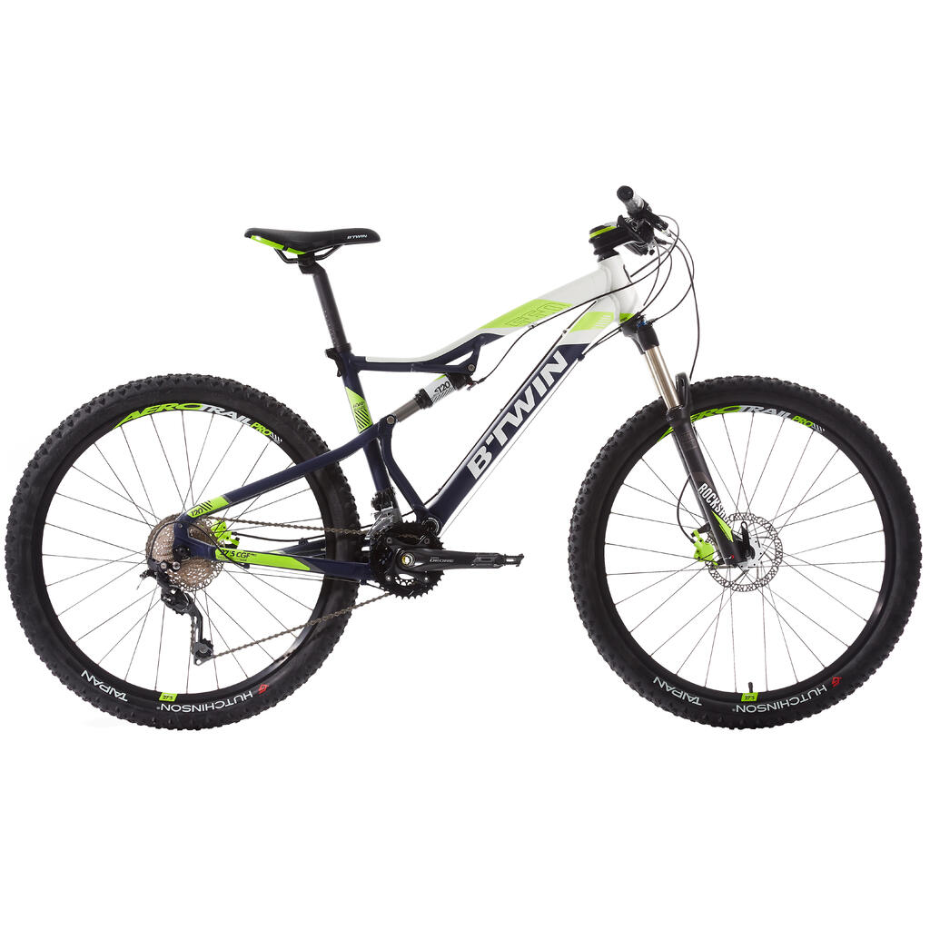 Mountainbike 27,5 Zoll Rockrider ST 560S blau/weiß