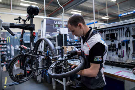 Replace Bike Belt Tensioner Btwin Tilt