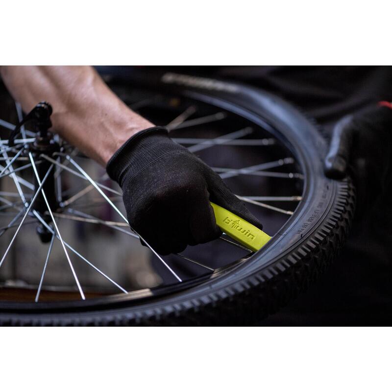 Outil de réparation de pneus de vélo léger bande de caoutchouc extrémité ou