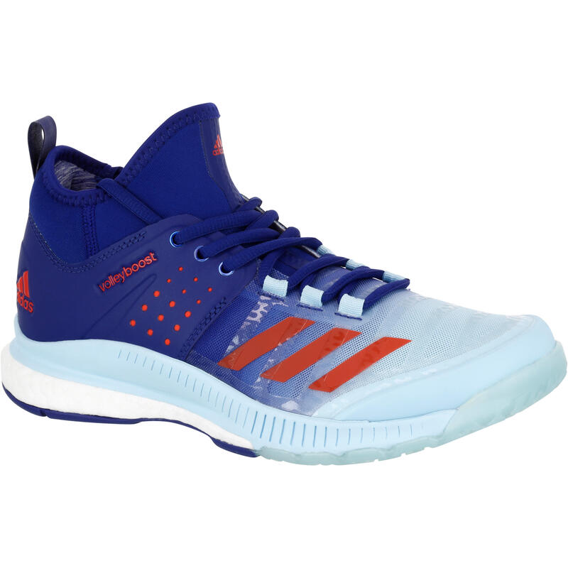 Chaussures de volley-ball femme Adidas Boost Crazyfligh bleues