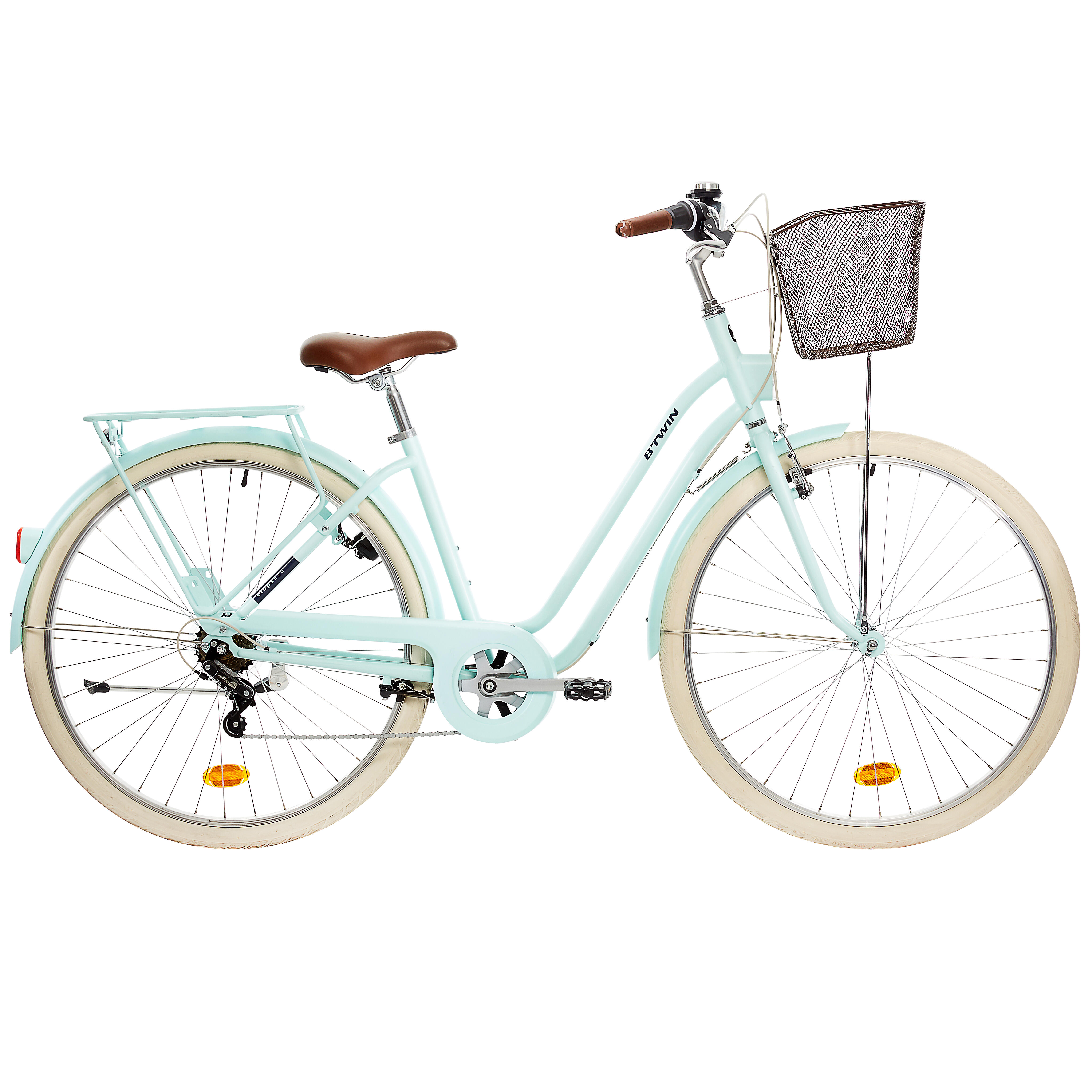 City Bike 28 Zoll Elops 520 LF Damen Mint BTWIN - Decathlon Österreich