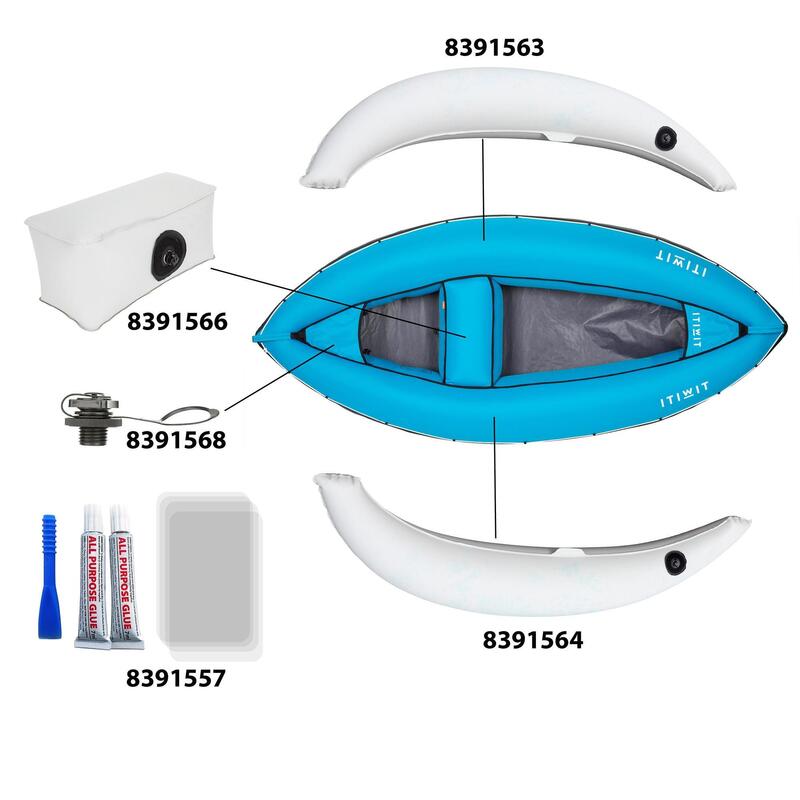 Luchtkamer zitje voor Easyboat EB100 G2 NEW