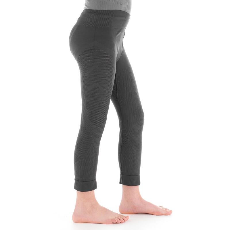 Tights Langlauf Kinder grau