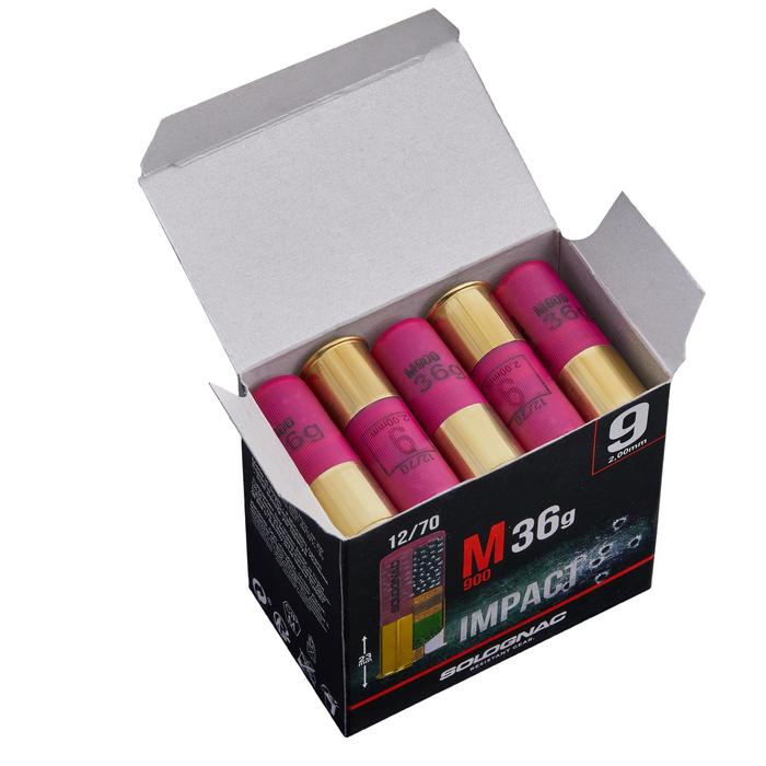 Calibre 12 CARTOUCHE M900 36g IMPACT CALIBRE 12/70 PLOMB N ...