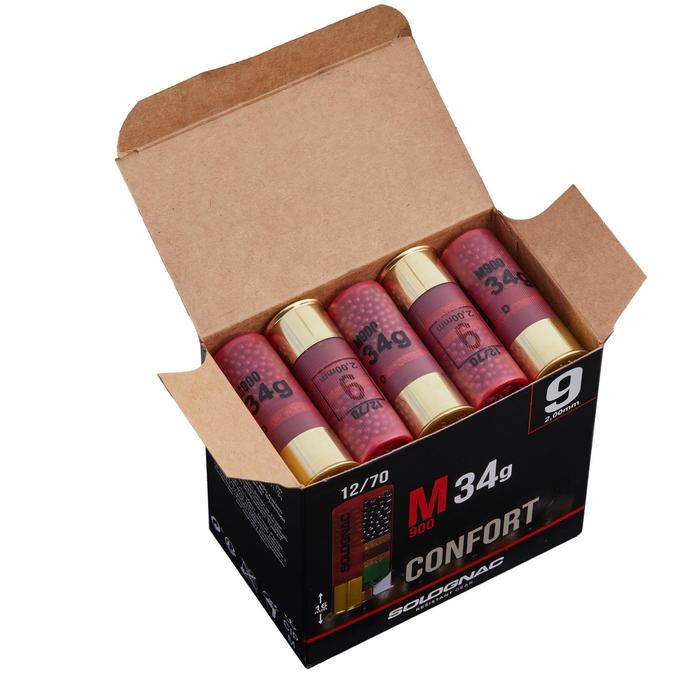 Calibre 12 CARTOUCHE M900 34g CONFORT CALIBRE 12/70 PLOMB ...