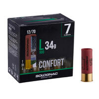 CARTOUCHE L900 34g CONFORT CALIBRE 12/70 PLOMB N°7 X25