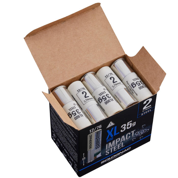 Cartouche CALIBRE 12/76 XL900 35gr Impact Acier N°2 X25 ...