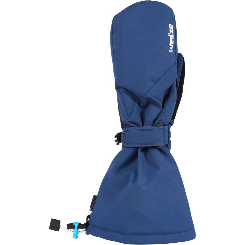 Children's skiing mittens - blue