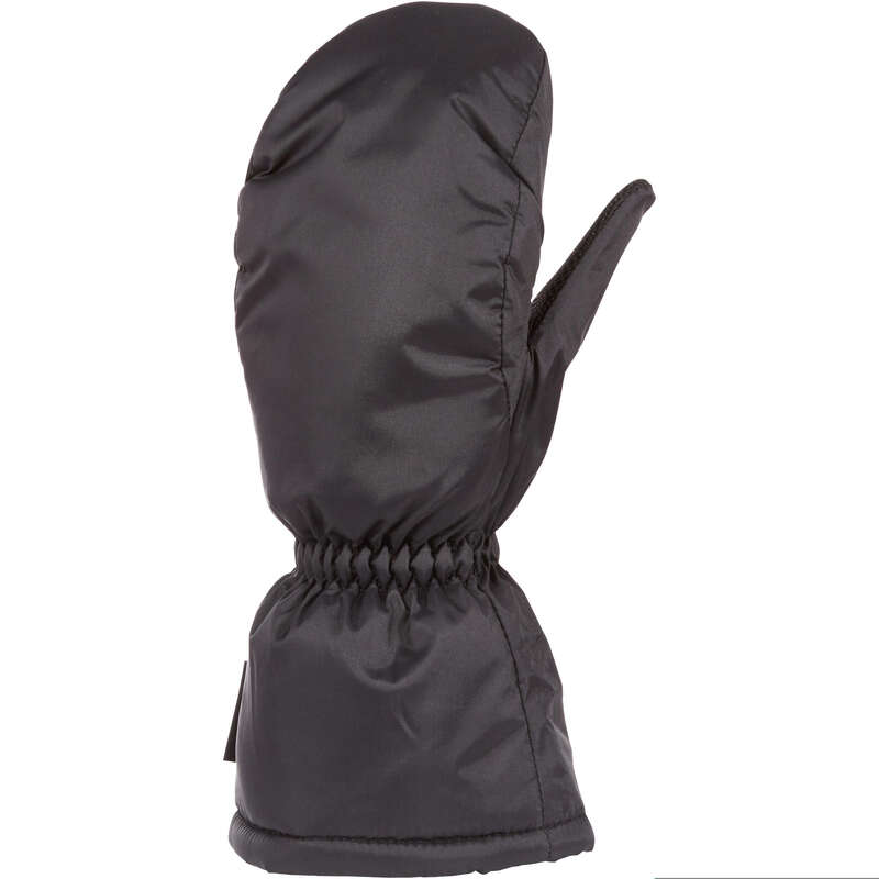 JUNIOR ON PISTE SKIING GLOVES Ski Wear - SKI-P MI FIRST HEAT JR BLACK WEDZE - Ski Wear