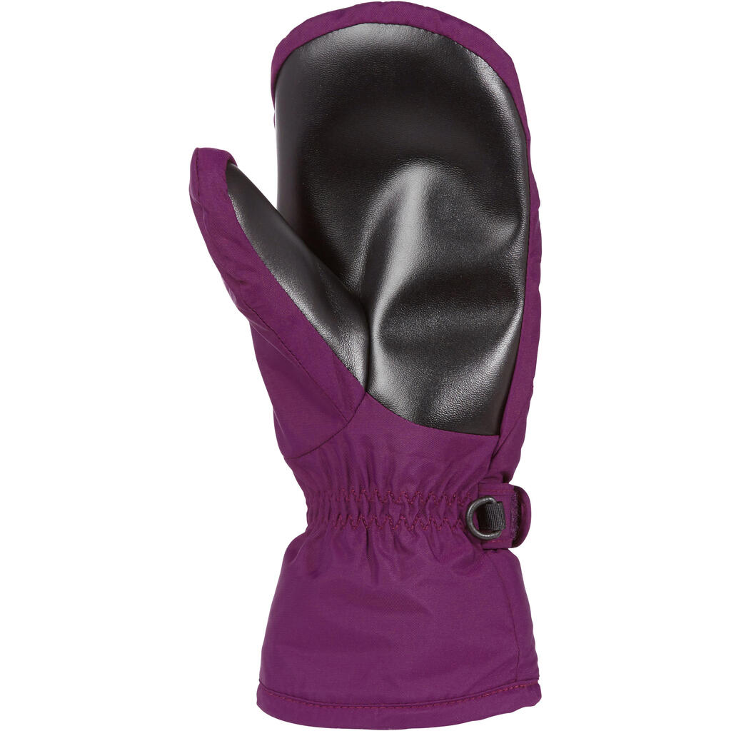 SLIDE 300 UNISEX SKI SLOPE MITTENS - PURPLE