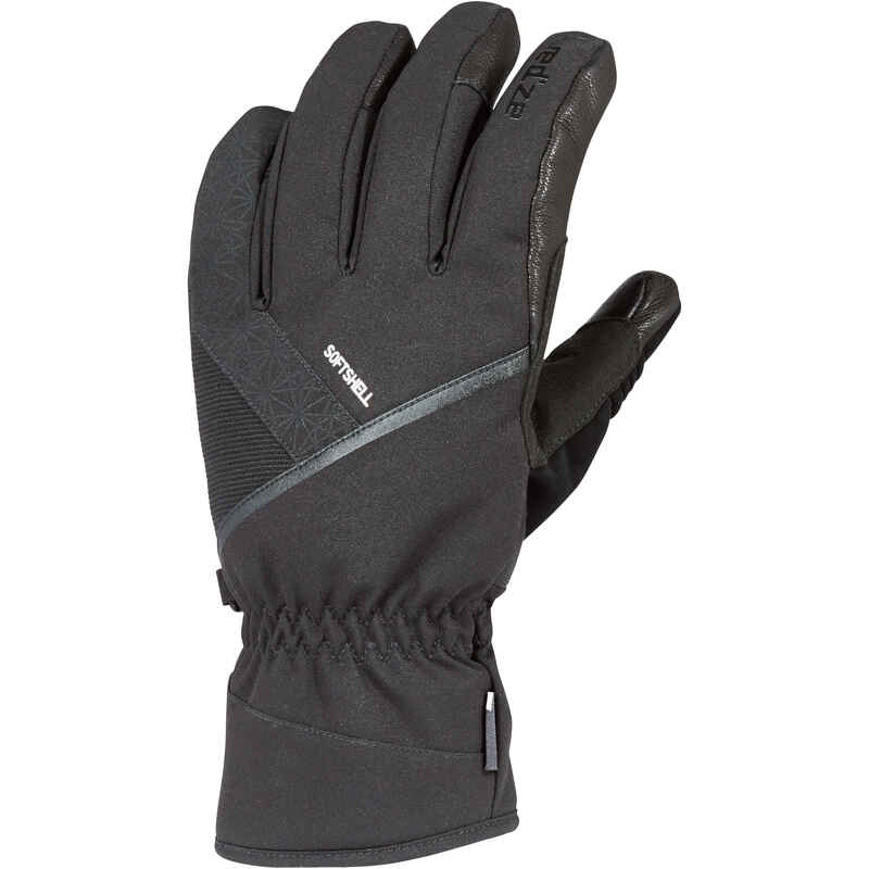 Skihandschuhe Piste 500 Erwachsene schwarz Skihandschuhe Piste 500 Erwachsene schwarz