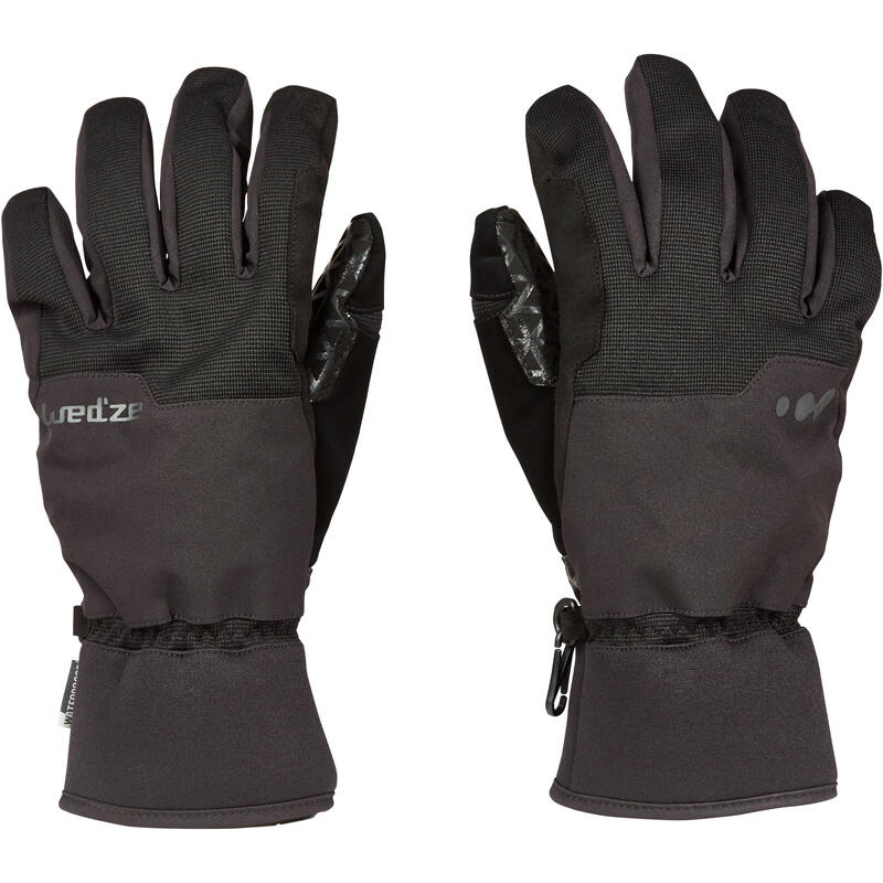 Snowboard and Ski Gloves SNB GL 500 - Black Snowboard and Ski Gloves SNB GL 500 - Black
