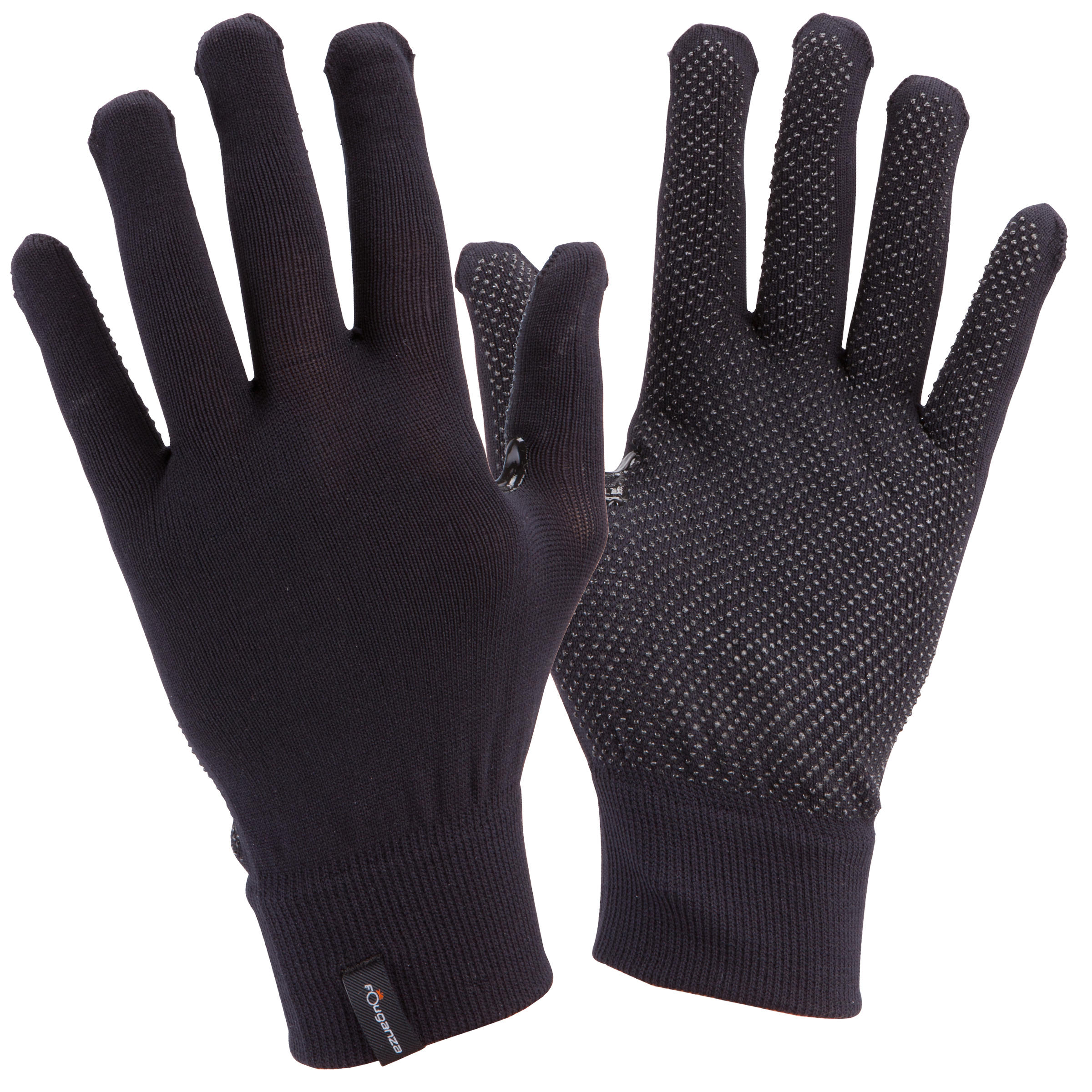Schooling Adult and Children's Horse Riding Gloves - Black 3/10