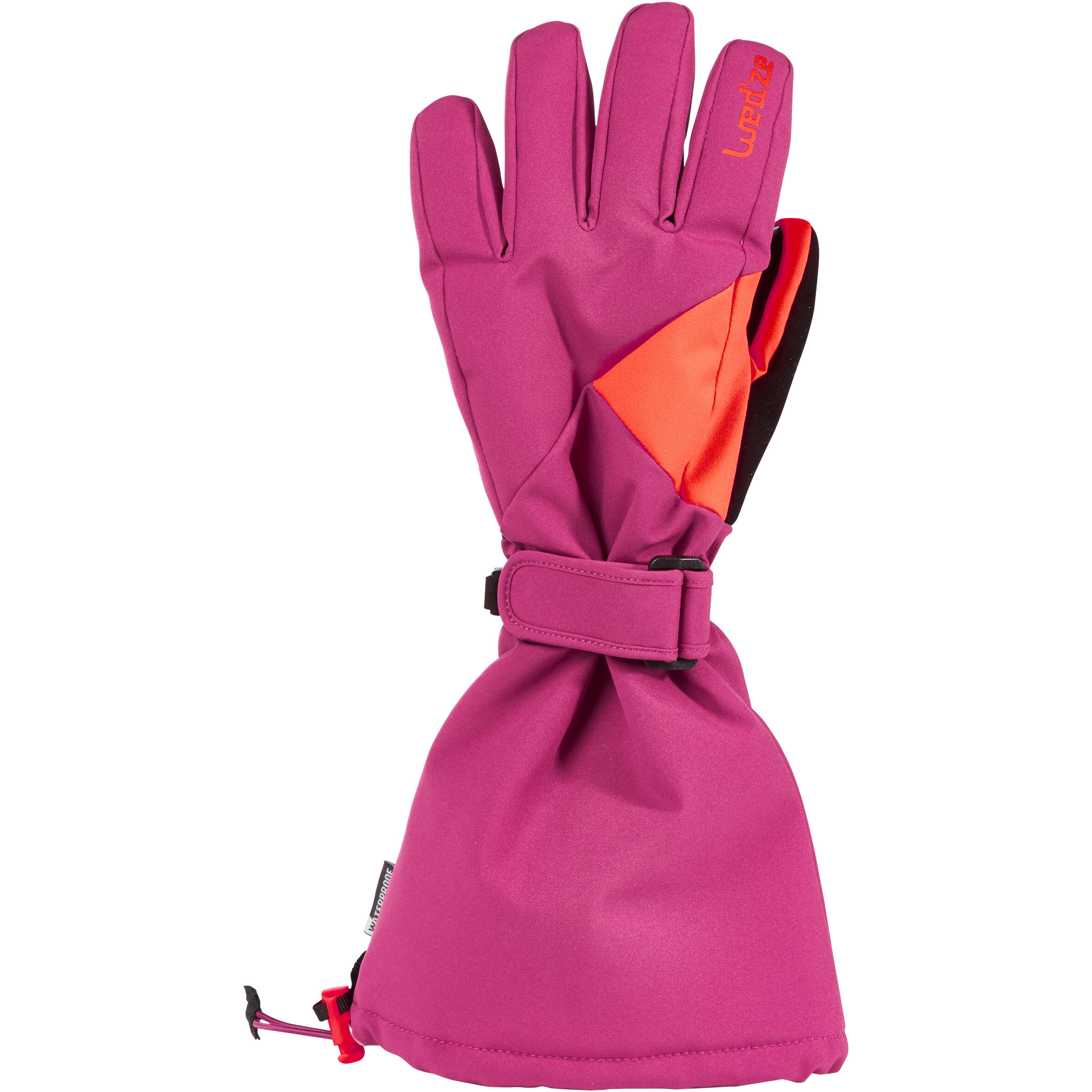 Kids' Ski Gloves 500 Pink Wedze Decathlon