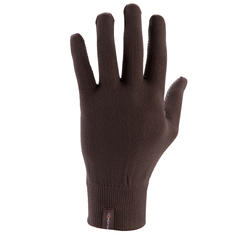 Gants équitation enfant et adulte SCHOOLING marron