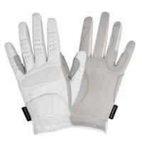 Grippy Women's Horse Riding Gloves - White