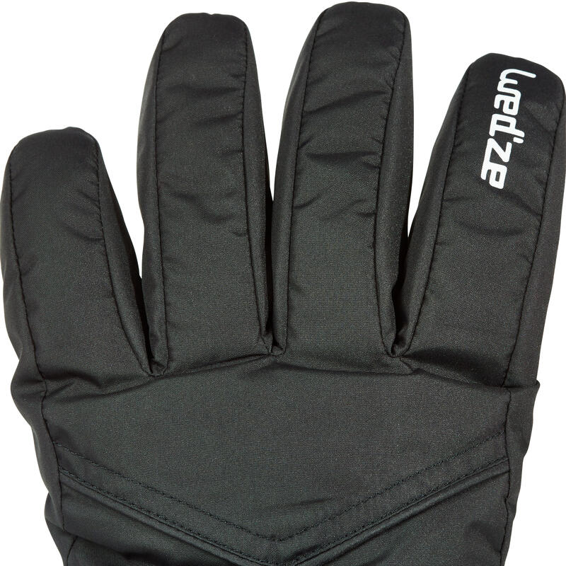 GANTS DE SKI ADULTE 100 NOIRS