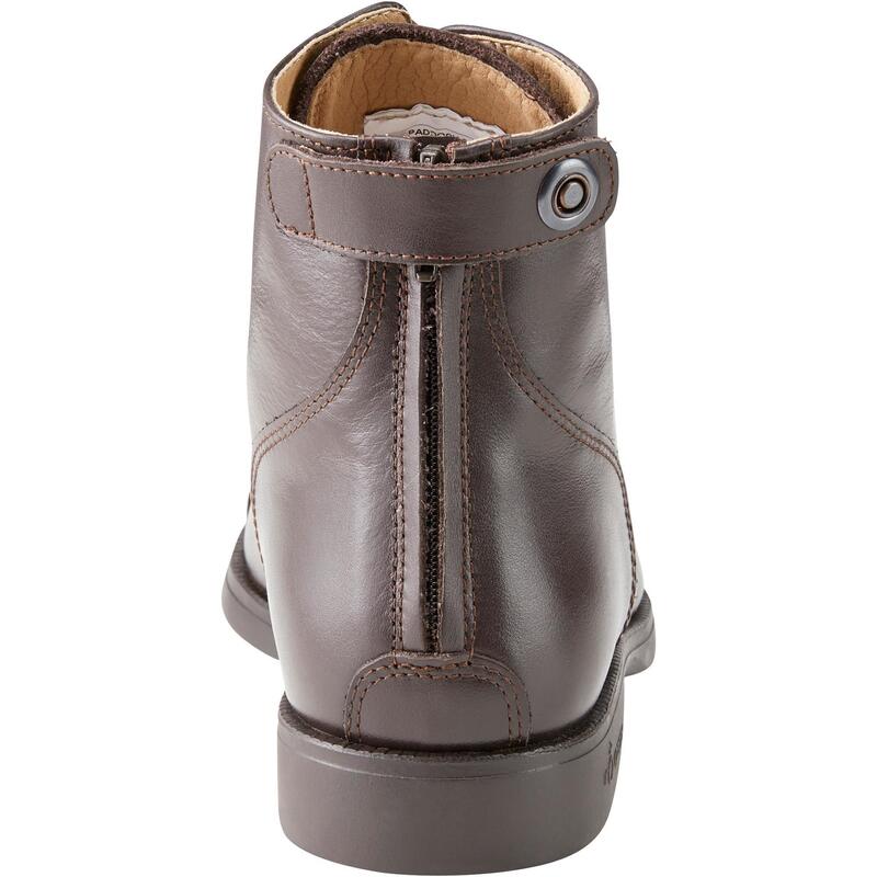 Reitstiefeletten Paddock 560 geschnürt Leder Erwachsene braun