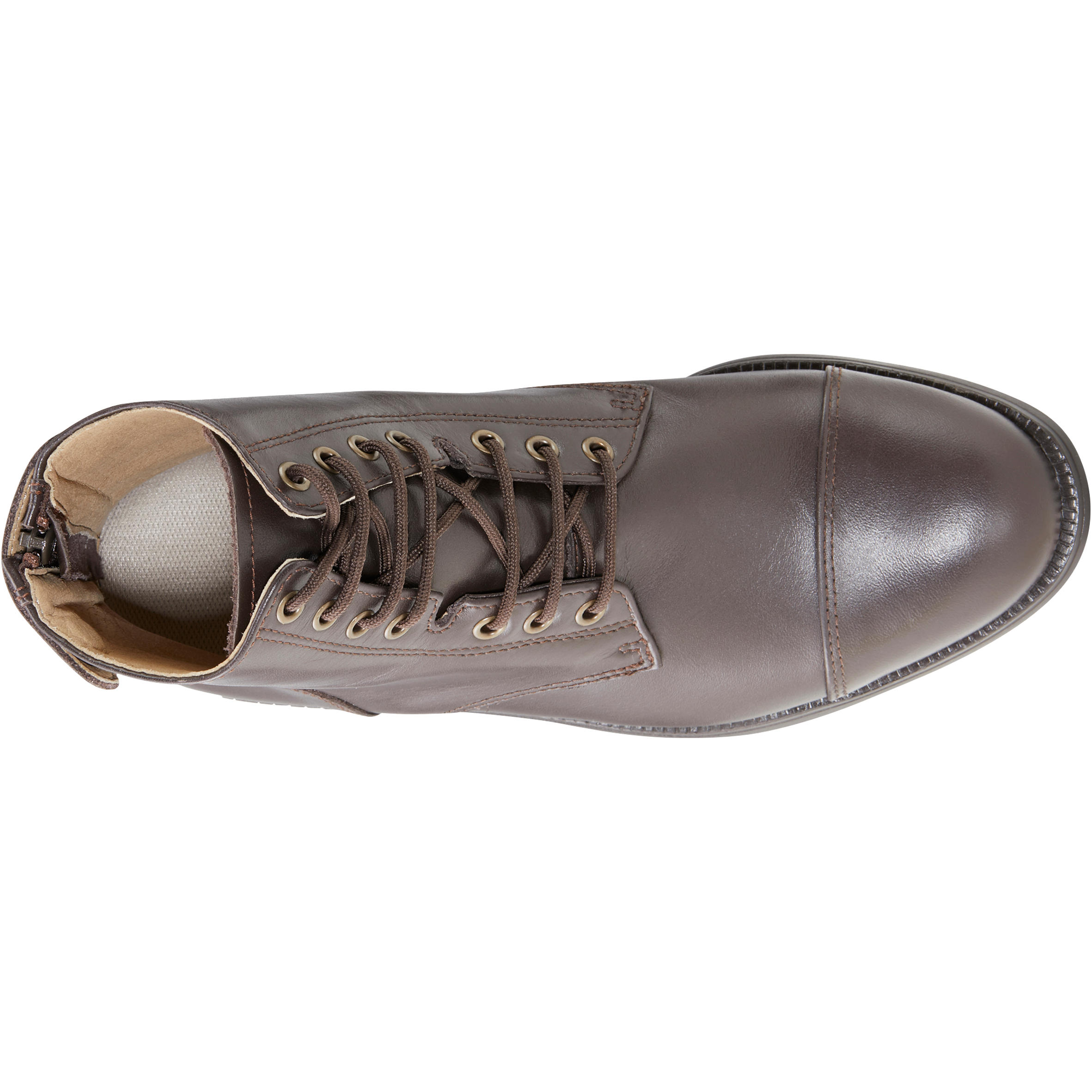 Reitstiefeletten Paddock 560 geschnürt Leder Erwachsene braun 5/10
