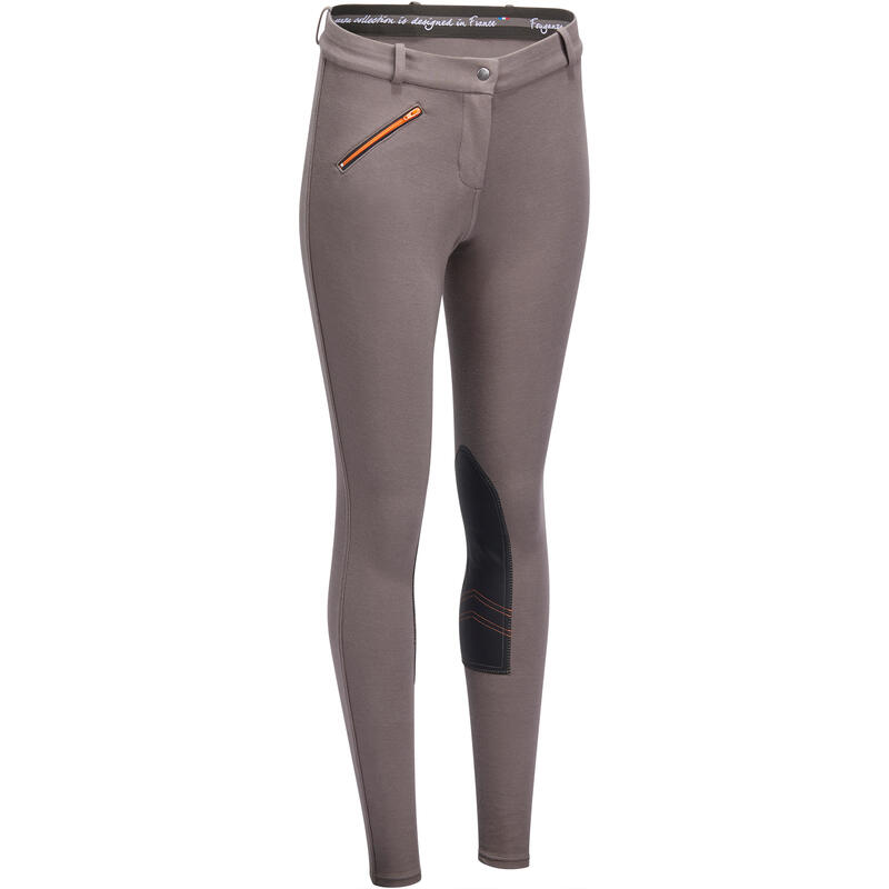 140 Women's Grippy Horseback Riding Jodhpurs - Brown 140 Women's Grippy Horseback Riding Jodhpurs - Brown