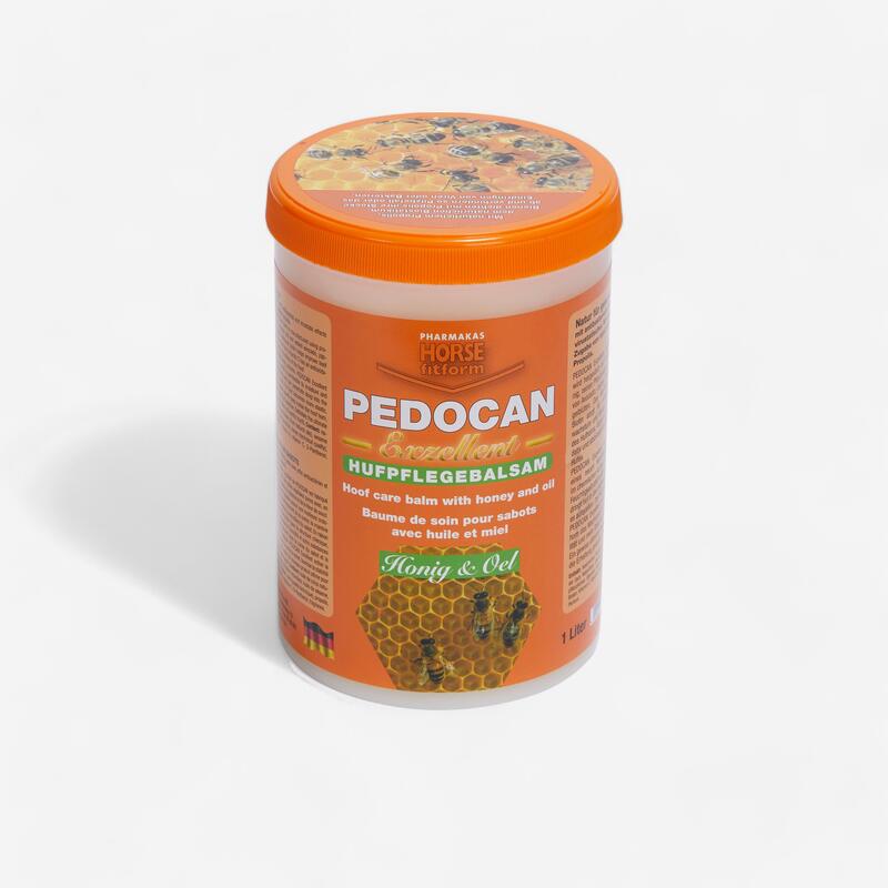 Unguento zoccoli equitazione PEDOCAN pony e cavallo biondo 1 L