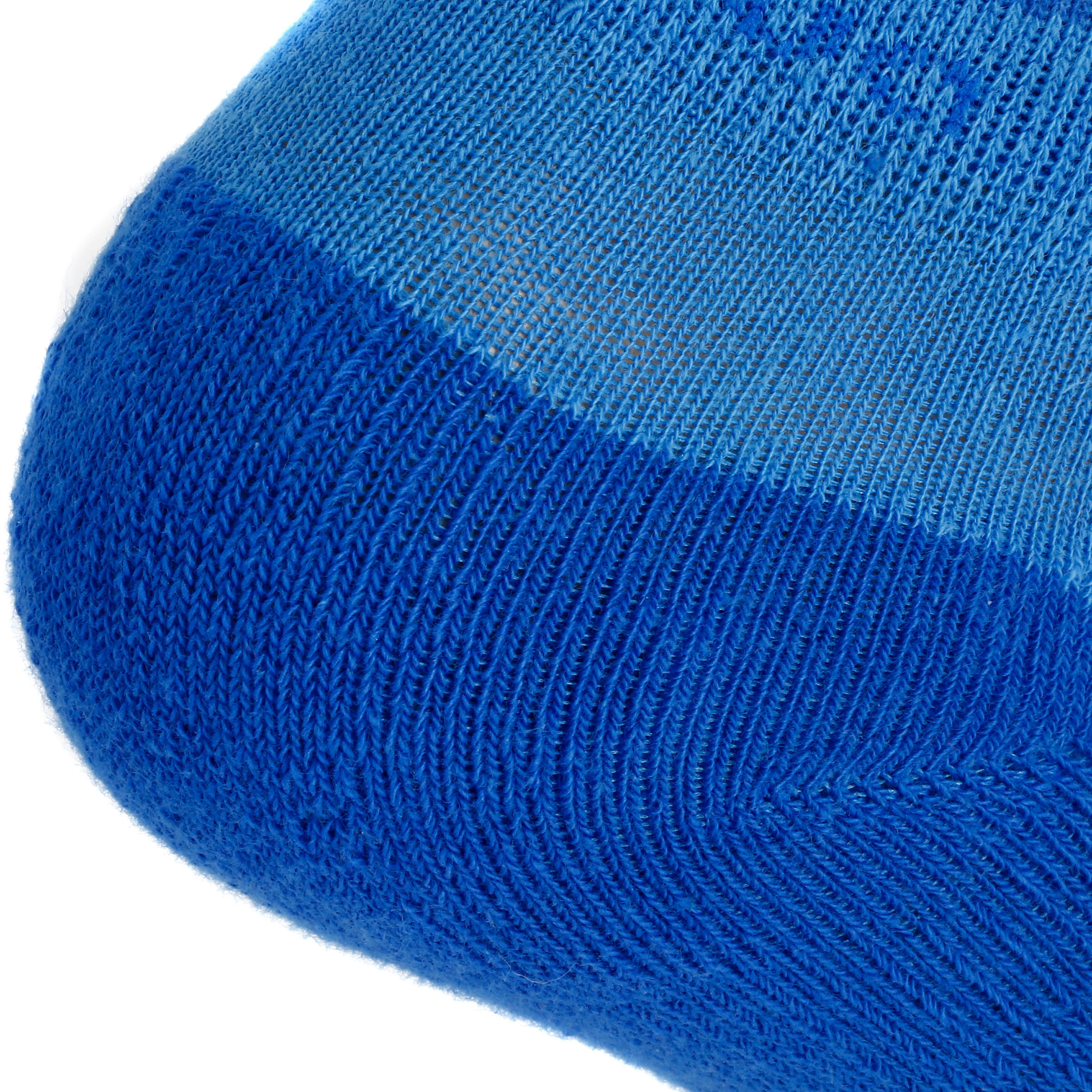 Kids' Hiking Socks MH100 2-Pack - blue/grey 3/6